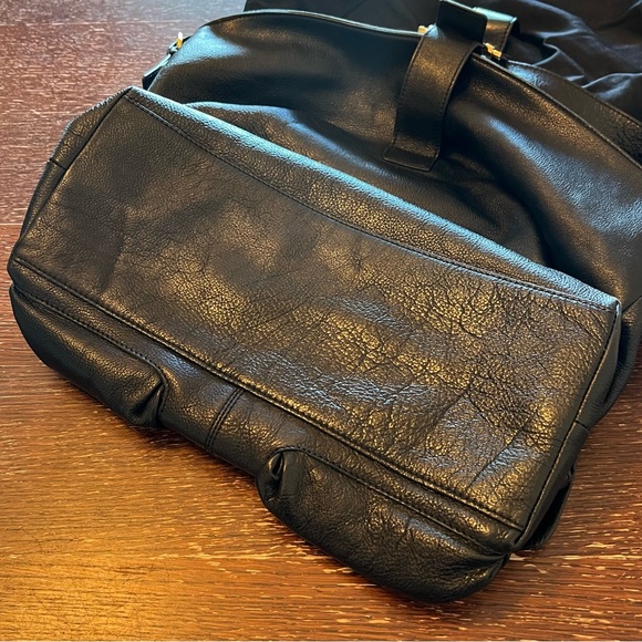 New, vintage, NWOT, PRESA large leather black bag - Picture 5 of 16